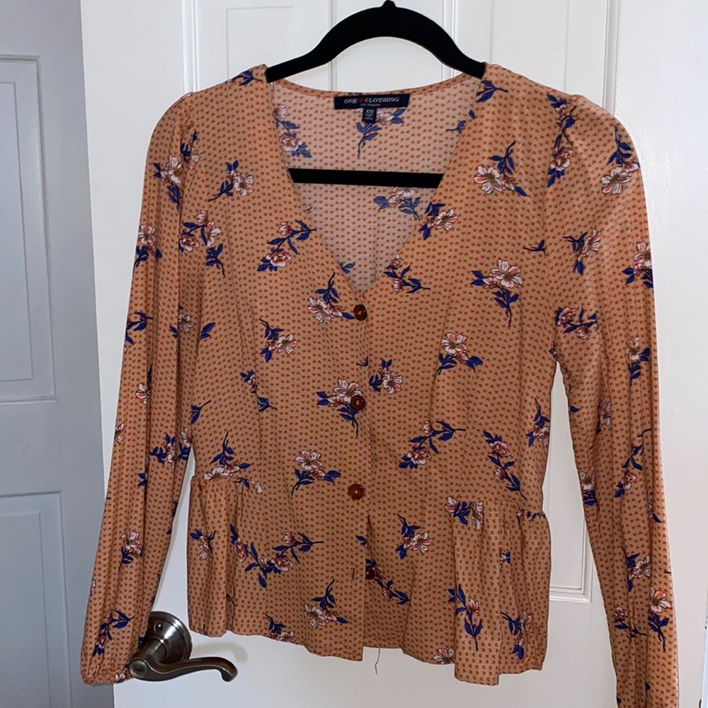Long sleeve blouse